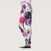 Leggings Ladybugs rose (Gauche)