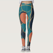 Leggings Lagun bleu (Devant)