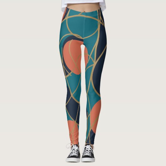 Leggings Lagun bleu (Devant)