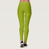 Leggings L'air de Snuggly Chartreuse Green Suede (Dos)