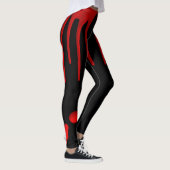 Leggings Laisser du sang sur le noir (Droite)