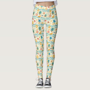 Leggings Laissez la mer vous libérer et le soleil vous embr
