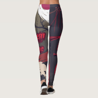 Leggings ⛈️ 🥷 Laissez-Les Venir, Anime Manga Powers 🥷 ⛈️