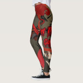Leggings Laissez-Les Venir, Japonais Samurai Warrior (Gauche)