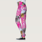 Leggings Lait rose Légendes Steampunk (Gauche)