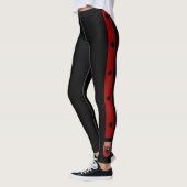 Leggings L'Albanie barre le drapeau (Gauche)