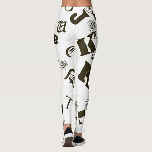 Leggings L'alphabet (Dos)