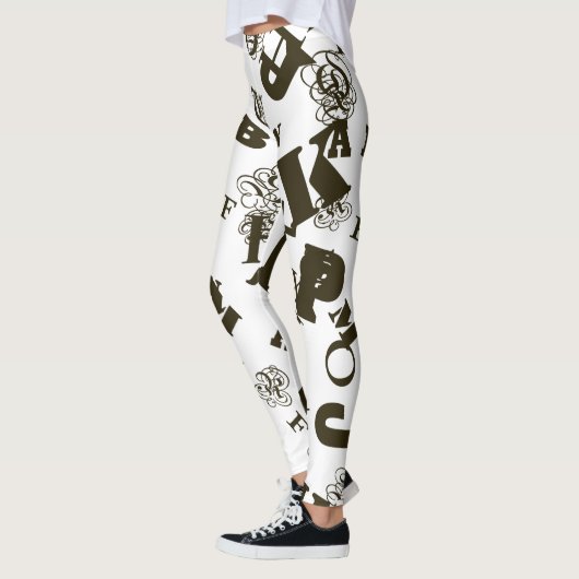 Leggings L'alphabet (Gauche)