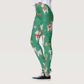 Leggings Lamas de Noël (Gauche)