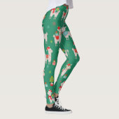 Leggings Lamas de Noël (Droite)
