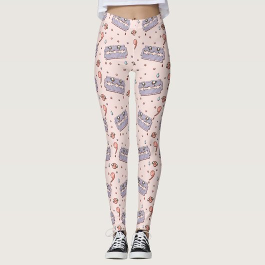 Leggings Lame de Razor Semicolon Yami Kawaii (Devant)