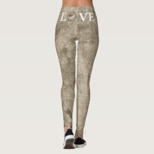 Leggings L'amour-avec cette bague par Shirley Taylor