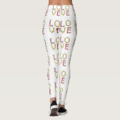 Leggings L'amour dans la couleur (Dos)