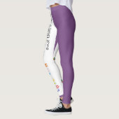 Leggings L'amour d'ASL peut être pourpre différent (Gauche)