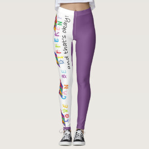 Leggings L'amour d'ASL peut être pourpre différent
