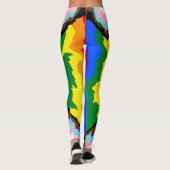Leggings L'amour de la fierté progressiste est l'amour (Dos)