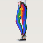 Leggings L'amour de la fierté progressiste est l'amour (Gauche)