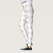 Leggings L'amour est la plus grande magie de tous ! (Gauche)