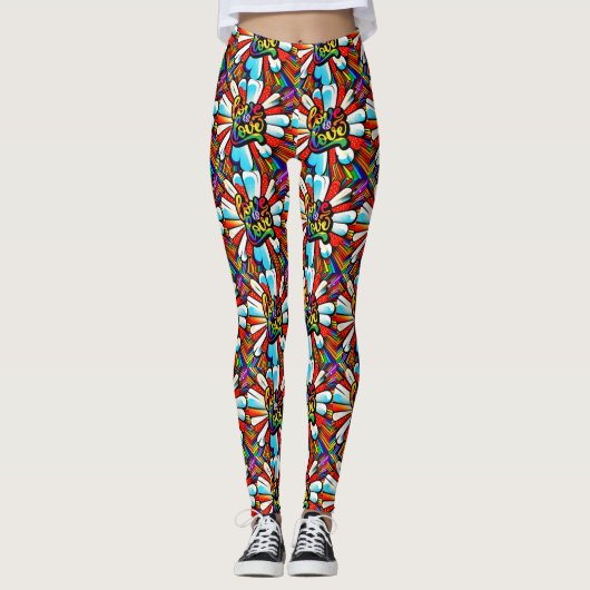 Leggings L'amour est l'amour (Devant)