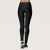 Leggings L'amour est une trace de coeurs (Dos)