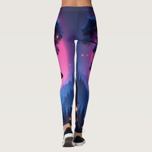 Leggings L'Amour Lumineux : "Nuits Nonnes et Rêves Intermin (Dos)