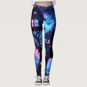 Leggings L'Amour Lumineux : "Nuits Nonnes et Rêves Intermin (Devant)