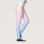 Leggings Lampant bleu<br><div class="desc">elegant pastel pink blue bright gradient colors. beautiful blurred background.</div>