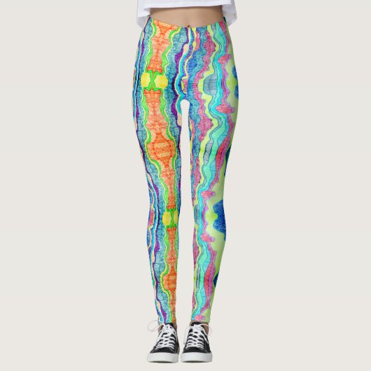 Leggings Lampe de lave (Devant)