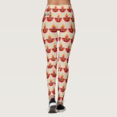Leggings Lampe Diwali colorée Diya (Dos)