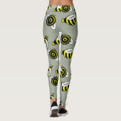 LEGGINGS L'AMUSEMENT GAFFENT DES GUÊTRES D'ABEILLES VERT (Dos)