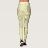Leggings L'anatomie humaine de Léonard de Vinci, Torse fémi (Dos)