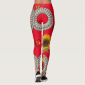 Leggings Lang Zonnebloem (Achterkant)
