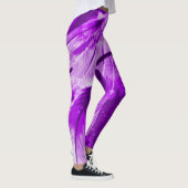 Leggings L'ange pourpre givré rêve des guêtres d'aerographe (Droite)