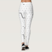 Leggings Langue, Blanc vert (Dos)