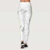 Leggings Langue, Cloud gris (Dos)