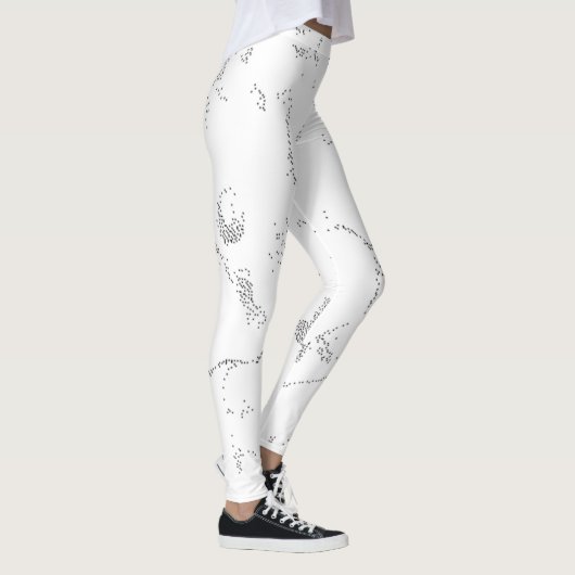 Leggings Langue, Cloud gris (Droite)