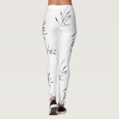 Leggings Langue, Gris de colombe (Dos)