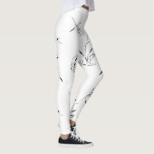 Leggings Langue, Gris de colombe (Droite)