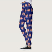 Leggings L'année drôle 2019 de porc de bande dessinée (Gauche)