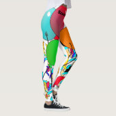 Leggings L'anniversaire célèbrent des guêtres de joyeux (Droite)