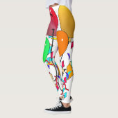 Leggings L'anniversaire célèbrent des guêtres de joyeux (Gauche)