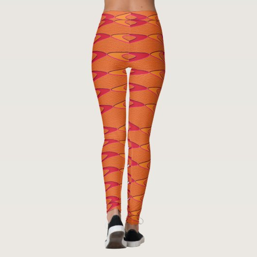 Leggings Lanterne de framboise (Dos)