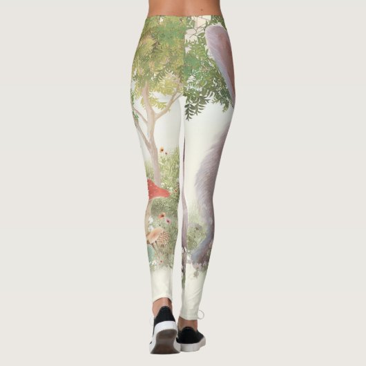 Leggings Lapin avec Fleurs (Dos)