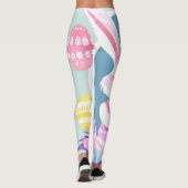 Leggings lapin avec oeufs de pâques (Dos)