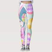 Leggings lapin avec oeufs de pâques (Devant)