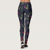 Leggings Lapin d'art populaire scandinave (Dos)