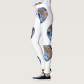 Leggings Lapin de la Hollande Lop et son hippopotame de (Gauche)