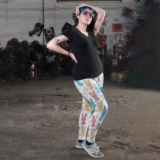 Leggings Lapin de Pâques