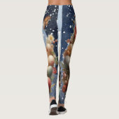 Leggings Lapin de Pâques Fleurissant  (Dos)