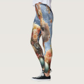 Leggings Lapin de Pâques Fleurissant  (Gauche)